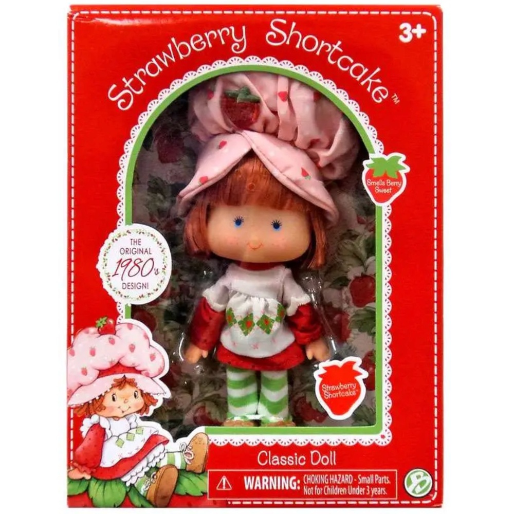 Strawberry Shortcake Classic Doll 6" - 1980's Design (NIB)